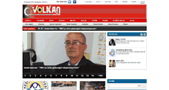 Desktop Screenshot of gazetevolkan.com